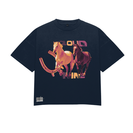 NAVY BLUE GALOP TEE