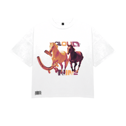 WHITE GALOP TEE
