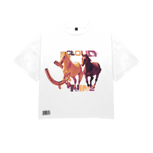 WHITE GALOP TEE